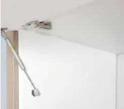 Gassdemper 6kg Topphengsel Overskap Sølv 