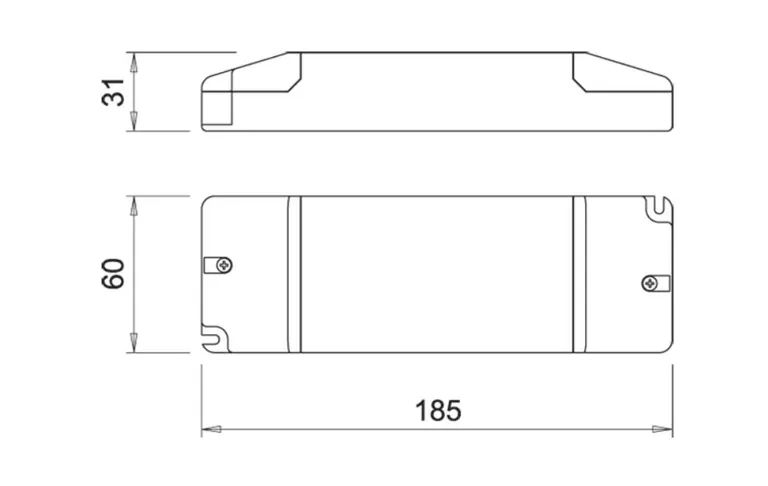 Trafo Triac Led 24V 30/75/120W 9 Utganger Dimbar Primærsiden