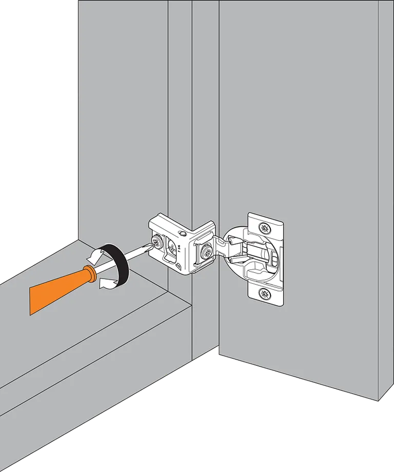 Hengsel Blum Compact med demp 107° skrufeste
