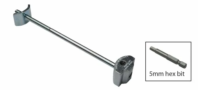 Benkeplateforbinder  Zipbolt M/Snekke SW5