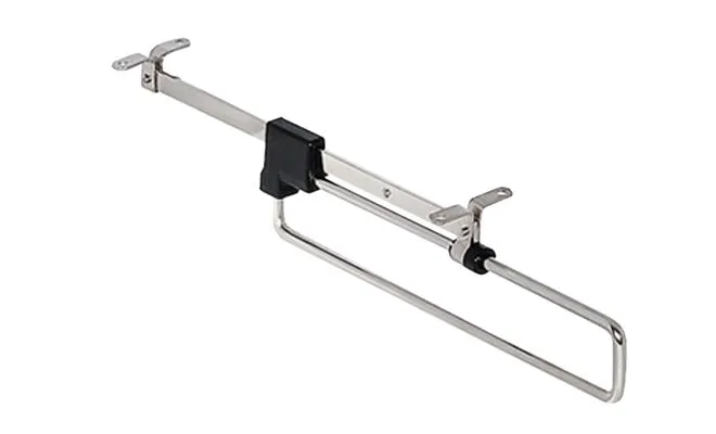 Garderobestang Utrekkbar 4-6kg Krom 