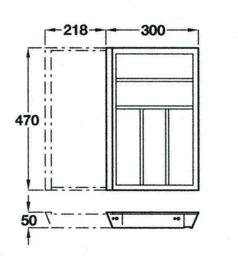Bestikkinnlegg Hansmeier Utvidbart Eik 