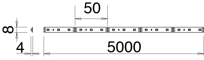 Led-Stripe Flexyled He Ch3.0  IP20 24V 2700K