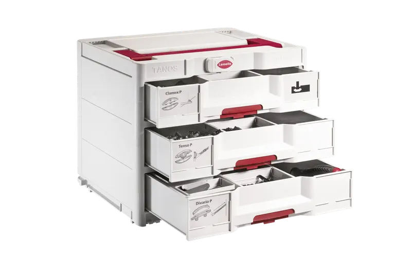 Lamello P-system beslag assortment i systainer