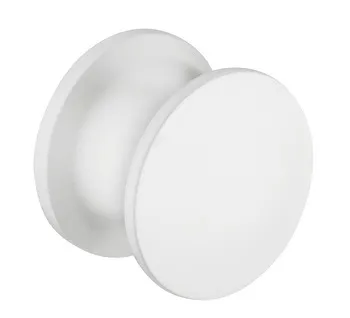 Trykknapp til trykklås 19mm front hvit