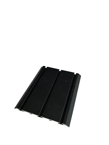 Skyvedørskinne BT Bunn 50kg 3 Spor 3m  Sort 