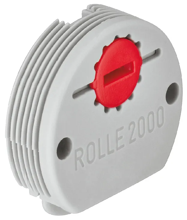 Skyvedørshjul Plast Grå