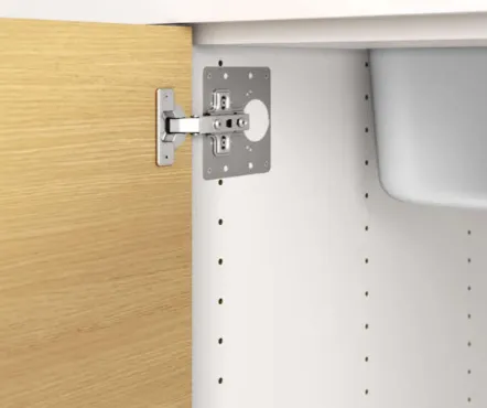 Reprasjonsplate 90x90mm rustfritt stål