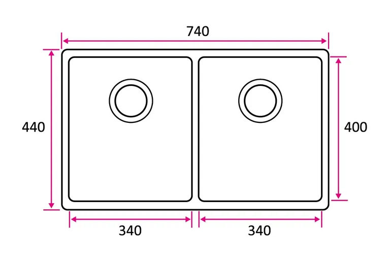 Kjøkkenvask Stala Lagom 2 Kummer
