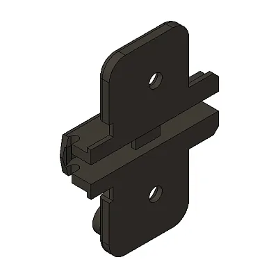 Monteringsplate Blum H3 37mm Treskrue M/Exenter Høydejustering Onyx Svart