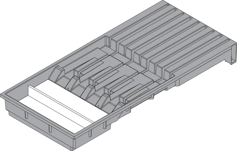 Knivblokk  Blum Ambia-Line Grå