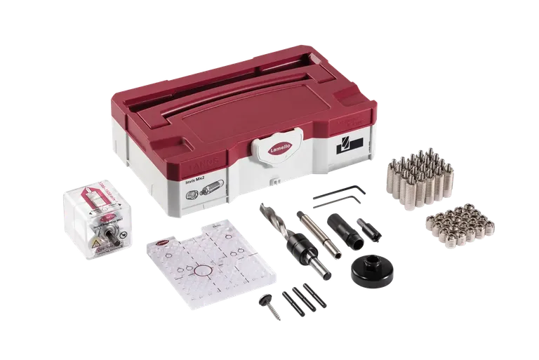 Lamello Invis Mx2 startsett inkl. 20 bøssinger i systainer