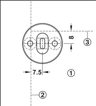 Klaffestøtte Barracuda M/Vaierbrems 310mm