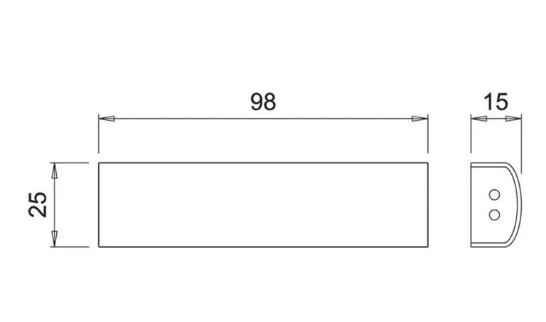 Lys Hiddi Led Skuff/Skap 3W 24V SW
