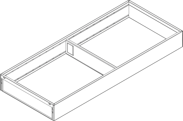 Skufferamme Blum Ambia-Line Bred - Flere Farger 
