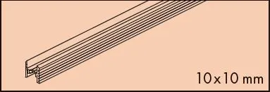 Styreskinne Eku Clipo 36 3,5m